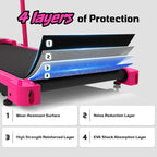 【BACKTOSCHOOL】 YAGUD Foldable Handrail Adjustable Incline Treadmill, Low Noise Motor Walking Pad, 330lbs Weight Capacity, Remote Control & Wheels for Easy mobility, Dual Shock Absorption System Home Gym Equipment, Home Workout Equipment · 16