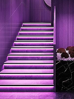 KSIPZE RGB LED Strip Lights with App and Remote Control, 100 ft