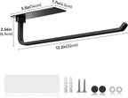 niffgaff Under-Cabinet Paper Towel Holder, Black