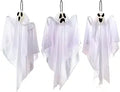 JOYIN 10543 3-Pack 27.5-Inch Hanging Halloween Ghost Decorations – white