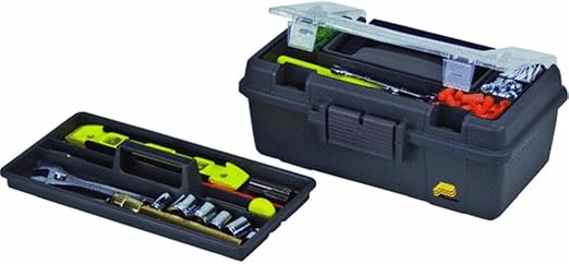 Plano 114002 13-Inch Compact Tool Box with Lift-Out Tray