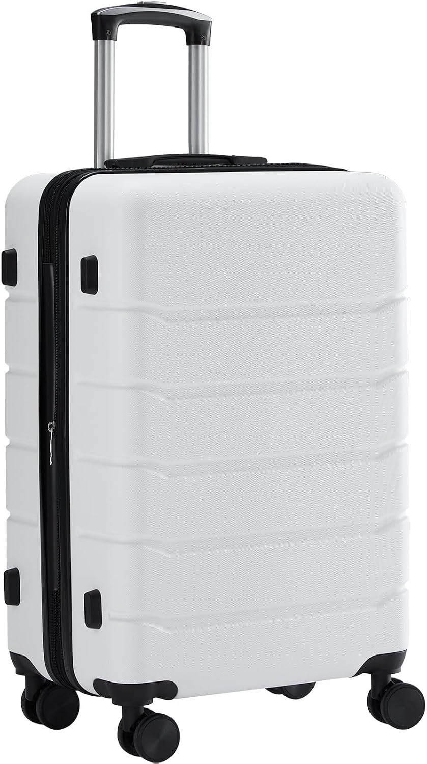 Sweetcrispy Expandable ABS Suitcases with Spinner Wheels, 20 or 28 Inch