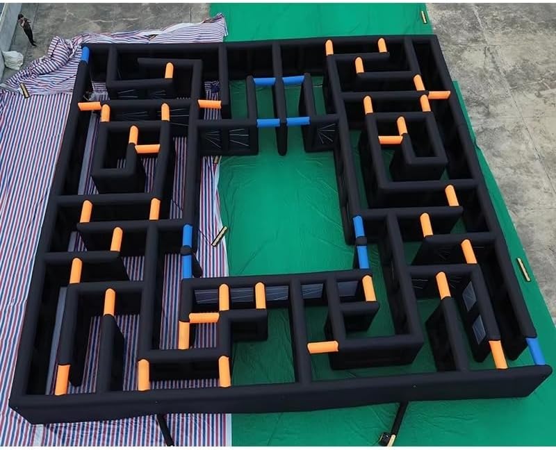Generic 25071306 Inflatable Laser Tag Arena Maze – 33x33x6.6ft /10x10x2m, Black – Black / 33x33x6.6ft /10x10x2m – product detail