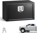 VEVOR JL-TB17S-2 24-Inch Underbody Steel Truck Tool Box – 24*12*14, Black
