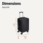Amazon Basics Expandable Hardside Luggage, Multiple Sizes and Sets