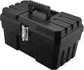Akro-Mils 09514BLACK 14-Inch ProBox Tool Box with Removable Tray – 1-Pack, Black