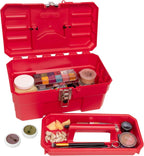 Akro-Mils 14-Inch ProBox Tool Box with Removable Tray, Black or Red