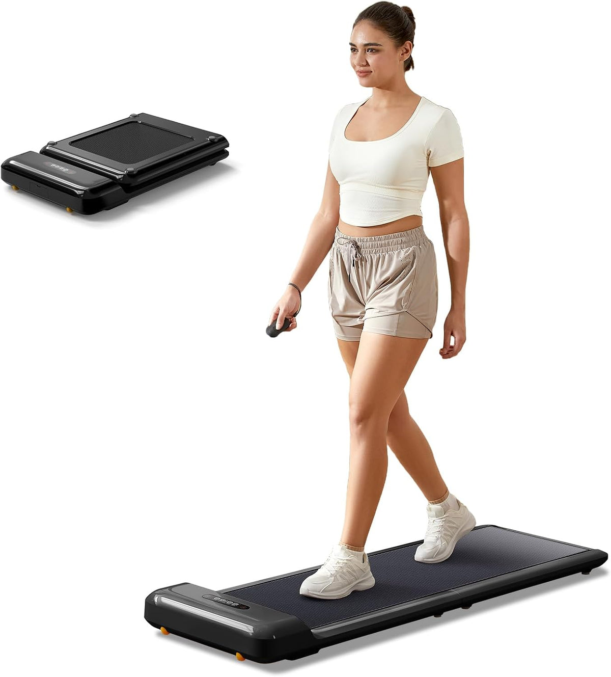 WALKINGPAD C2 Foldable Under-Desk Walking Treadmill, White or Black