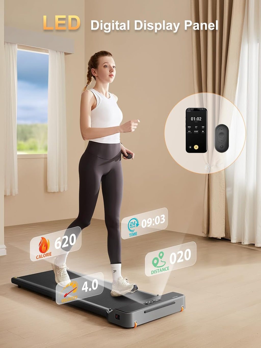 WALKINGPAD WP400F4 Walking Treadmill – Z1*grey – product detail