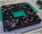 Generic 25071306 Inflatable Laser Tag Arena Maze – 33x33x6.6ft /10x10x2m, Black