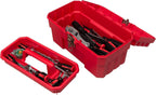 Akro-Mils 14-Inch ProBox Tool Box with Removable Tray, Black or Red