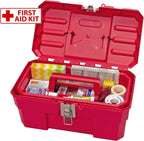 Akro-Mils 14-Inch ProBox Tool Box with Removable Tray, Black or Red