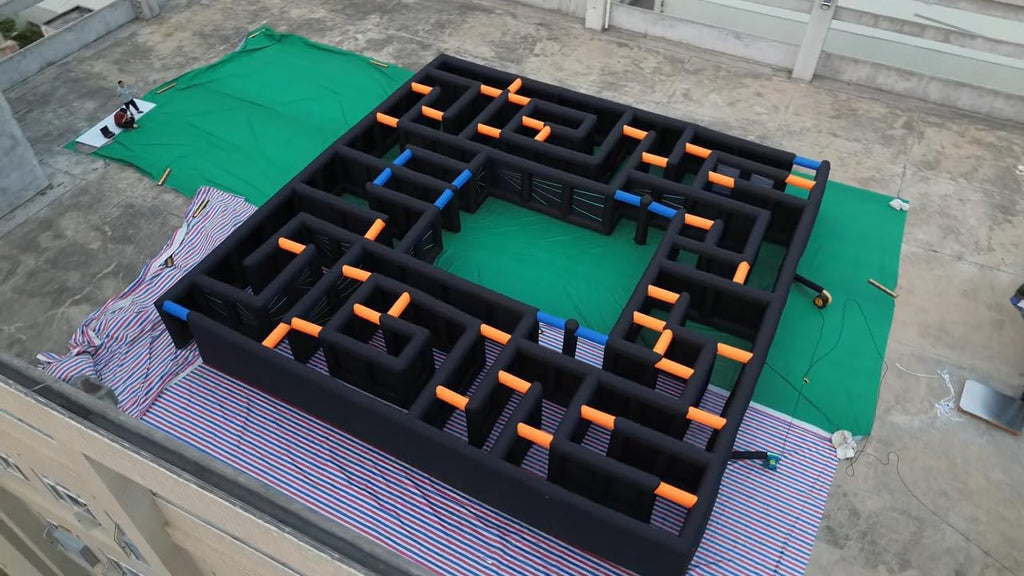 Generic 25071306 Inflatable Laser Tag Arena Maze – 33x33x6.6ft /10x10x2m, Black – Black / 33x33x6.6ft /10x10x2m – product detail