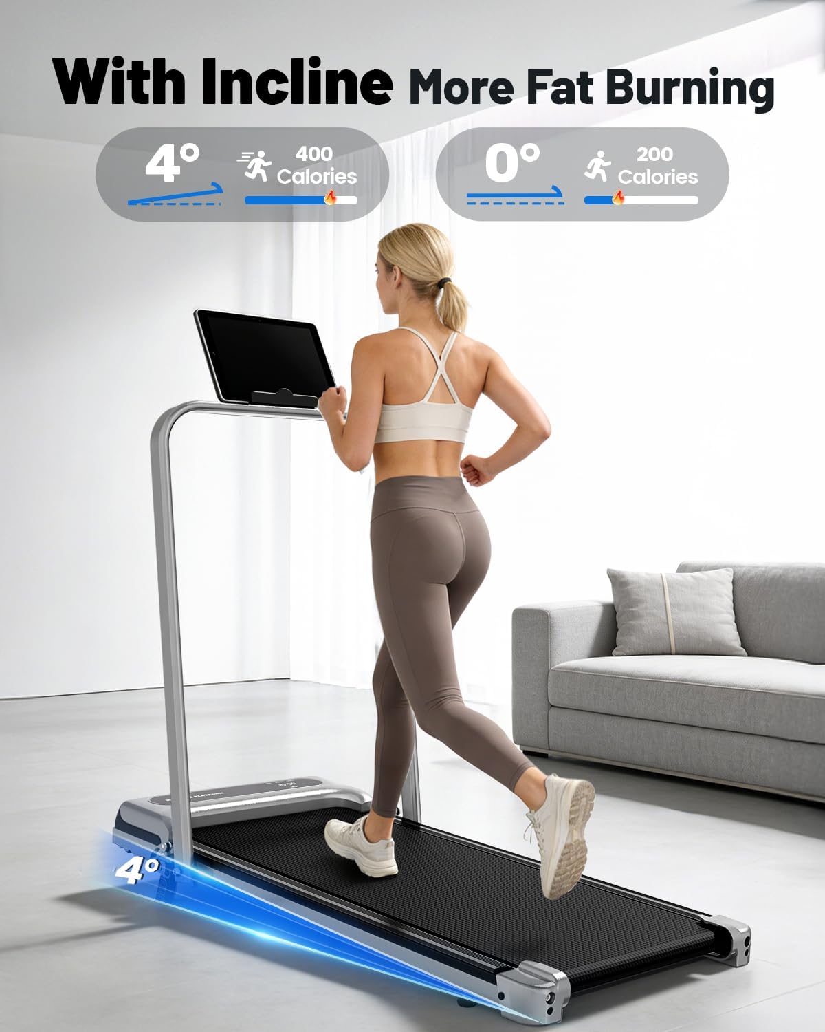 Yagud BW-SRM16M Walking Treadmill – V-Grey – product detail