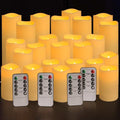 YOROXRG F24 24-Pack Flameless LED Pillar Candles