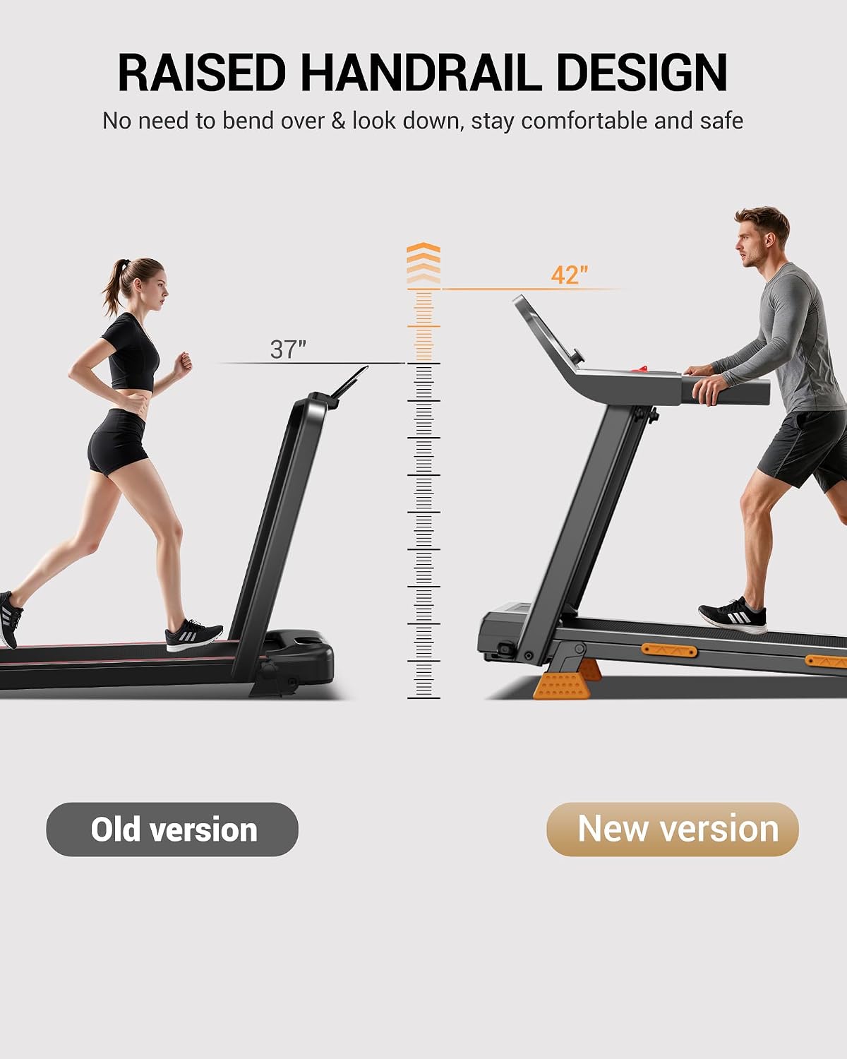 LONTEK SF20 Walking Treadmill – Deep Black – product detail