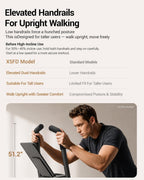 LONTEK X5FD Walking Treadmill – Coal Black – product detail