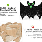 HaWeier 18-Piece Hanging Halloween Bat Set – Black – product detail