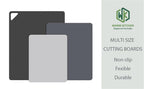 WK Flexible Cutting Mats, Mixed Grey, 3 Sizes