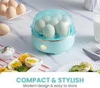 Elite Gourmet EGC115M Seven-Egg Cooker, Retro Mint