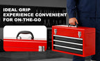 BIG RED ANTBD133-RBR 20.5-Inch 3-Drawer Steel Tool Box – 20.5 in, Black/Red – Black/Red / 20.5 in – product detail