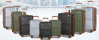 Romswi LGC-3208N2 Hardside Luggage Set – 20+24+28, Silver – Silver / 20+24+28 – product detail