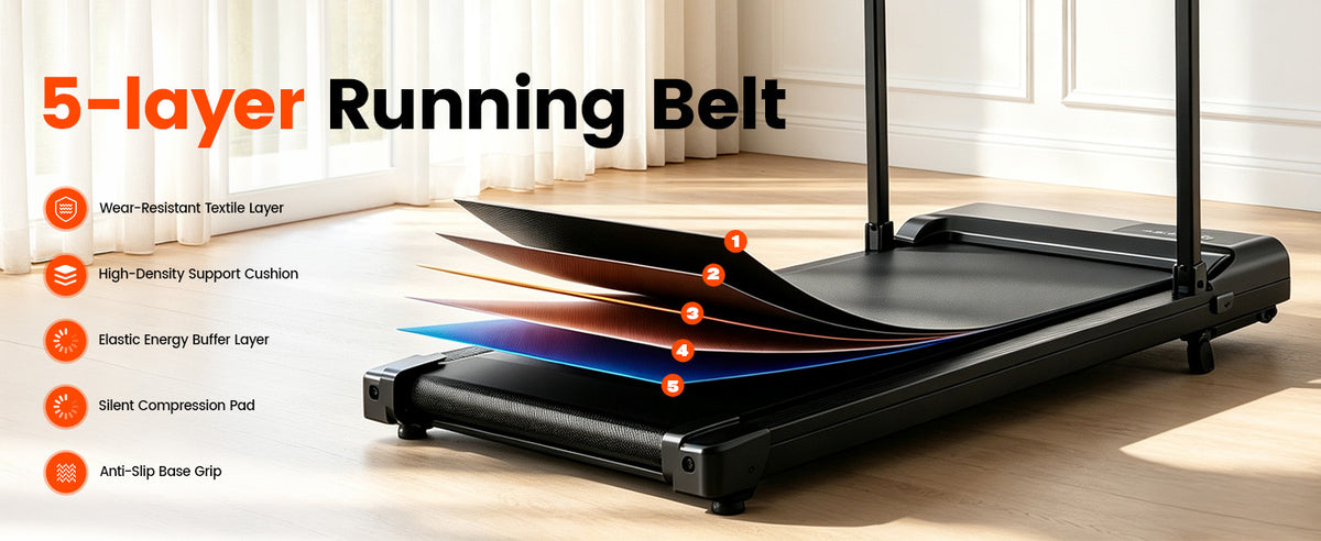 ICYLOOT Walking Treadmill – Black – ‎Black – product detail