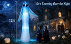 zukakii QM-WS-025 12-Foot Halloween Ghost Bride Inflatable – blue – product detail