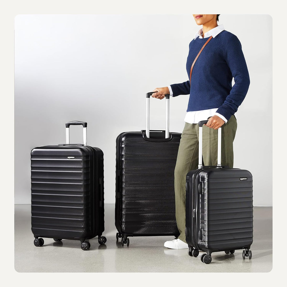 Amazon Basics Expandable Hardside Luggage, Multiple Sizes and Sets