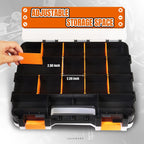 Jack Boss ASG322-2-O 2-Pack Double-Sided Parts Organizer Boxes – 2 PACK, Orange – Orange / 2 PACK – product detail