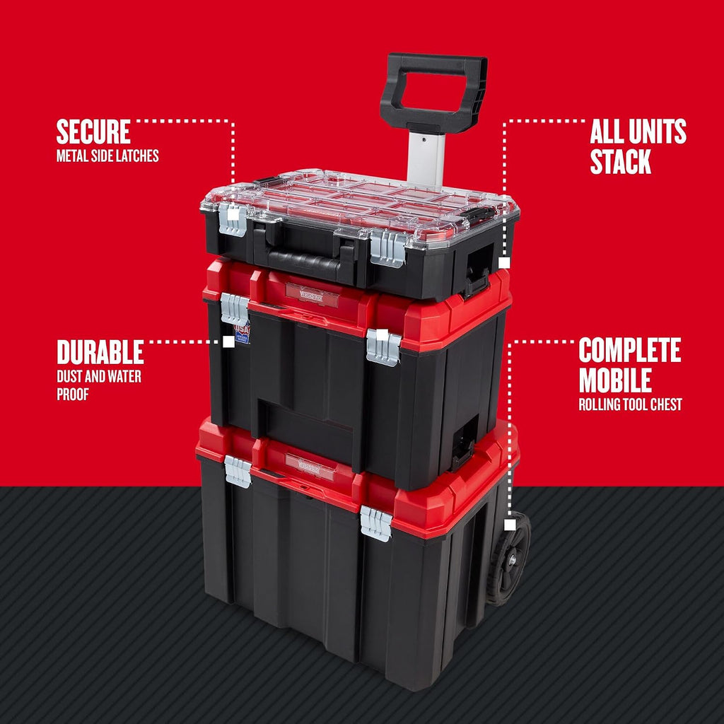 CRAFTSMAN CMST60402 VERSASTACK Rolling Tool Storage Tower – Black, Red – product detail