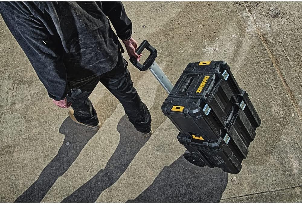 DEWALT DWST17820 TSTAK Rolling Tool Box – Black – product detail