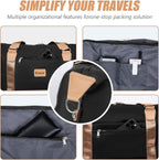 Eeeza 7P-3PCS-Black Hardside Luggage Set – 3PCS, Black – Black / 3PCS – product detail