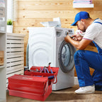 WORKPRO W082075AE 18-Inch Five-Tray Cantilever Tool Box – Red – product detail