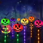Homeleo HLD578 6-Pack Color-Changing Solar Pumpkin Path Lights – Multicolor Pumpkin – product detail