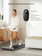 WALKINGPAD WPP1F Under-Desk Walking Treadmill – light gray – product detail