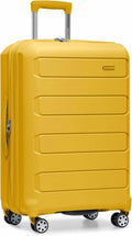 Traveler's Choice TC09157Y26 Hardside Suitcase – 27-Inch Medium, Yellow