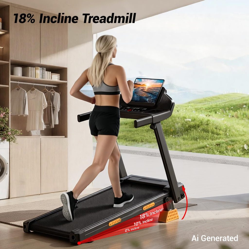 LONTEK SF20 Walking Treadmill – Deep Black – product detail