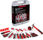 WINNER FTK156R 156-Piece Household Hand Tool Kit – 156-Pc. Ultimate Tool Kit, Red and Black – 156-Pc. Ultimate Tool Kit / ‎Red and Black – product detail