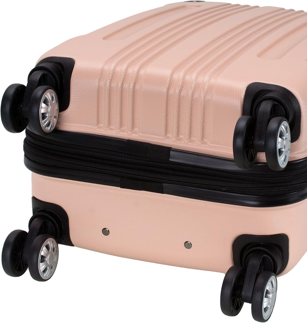 Rockland F1901-CHAMPAGNE Hardside Carry-On Suitcase – Carry-on 20", Beige – Beige / Carry-on 20" – product detail