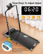 TOPUTURE Under-Desk Walking Treadmill – Black – product detail