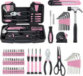 MARTCOLOR M836-Pink 58-Piece Household Hand Tool Kit – Pink