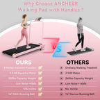 ANCHEER Under-Desk Walking Treadmill – Pink Rose Gold – product detail