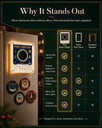 Christmas Vinyl Player Fridge Record NFC Magnetic Music Box Set · 5