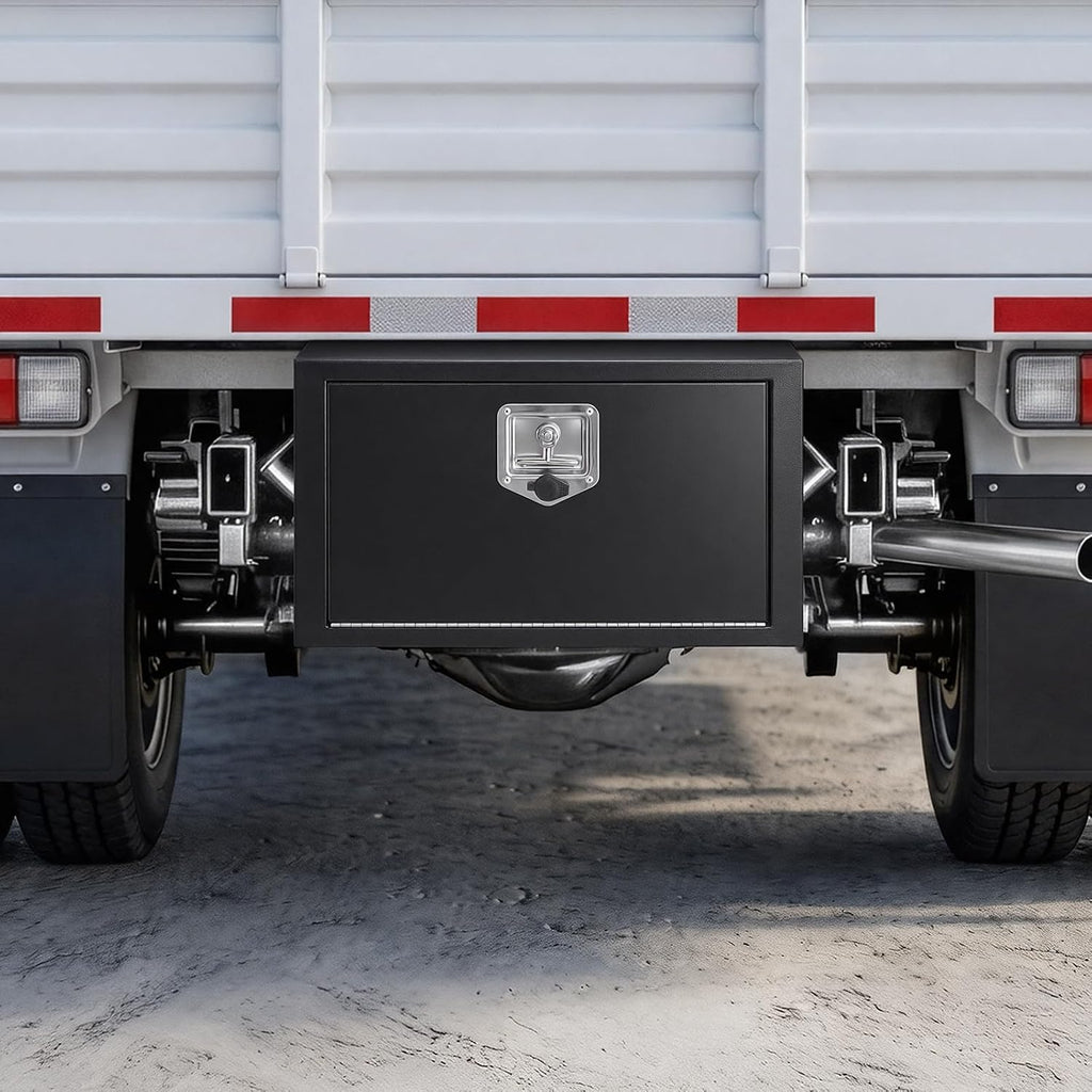 VEVOR JL-TB17S-2 24-Inch Underbody Steel Truck Tool Box – 24*12*14, Black – 24*12*14 / Black – product detail