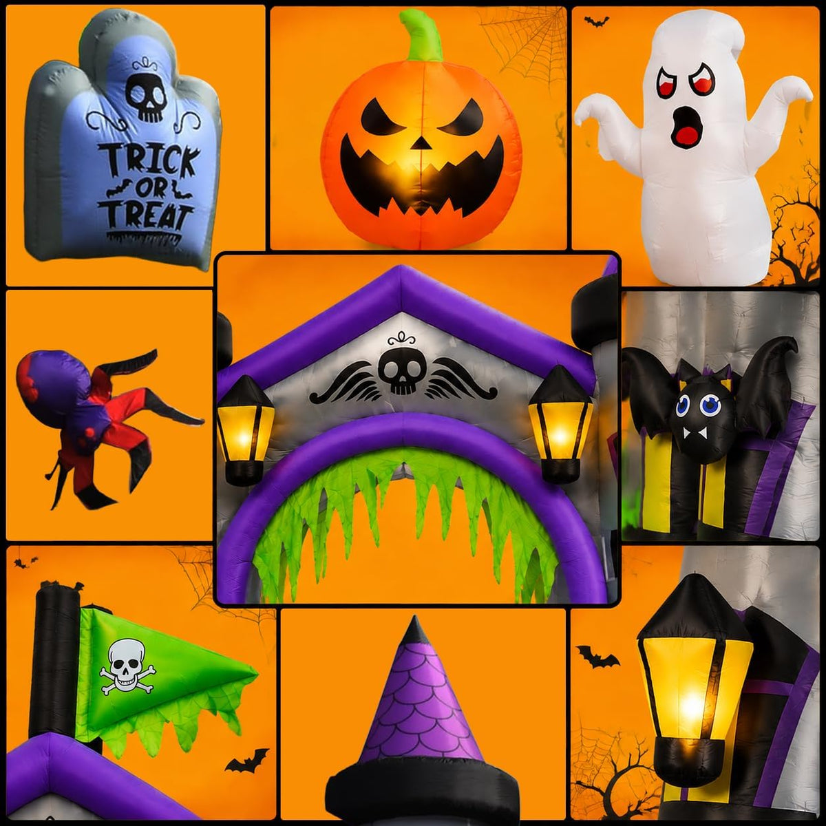Beinhome Holiday Inflatables 12.5-Foot Halloween Inflatable – Multicolor – product detail