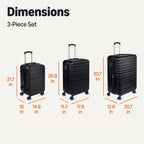 Amazon Basics Expandable Hardside Luggage, Multiple Sizes and Sets