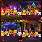 KOOY Halloween Inflatable Decorations – Pumpkin Ghost Combo – product detail