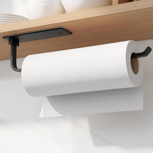 niffgaff Under-Cabinet Paper Towel Holder, Black
