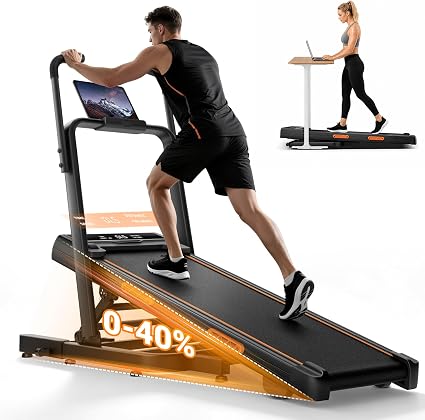 LONTEK X5FD Walking Treadmill – Coal Black